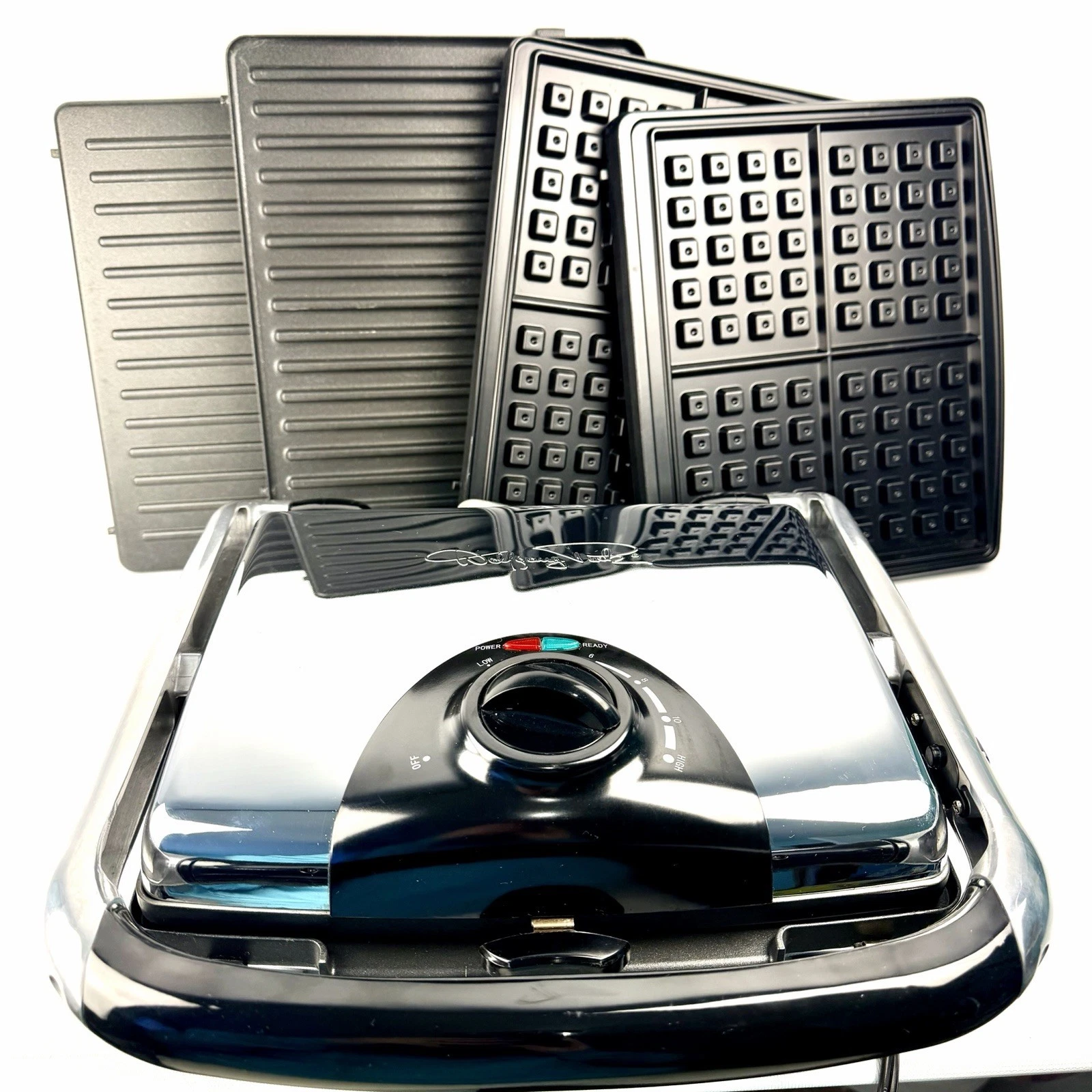 Wolfgang Puck Bistro Collection Panini maker BCGL0025 Stainless 6 Plates Combo
Opens in a new window