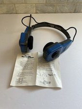 Life Long Am / FM Radio Headset with Lifetime Warranty Blue and Black