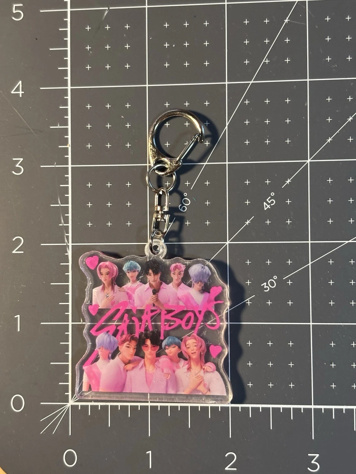 KPop Demon Hunter Saja Boys Acrylic Keychain