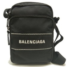 BALENCIAGA Borsa a tracolla sportiva piccola borsa messenger 638657 nylon ner...