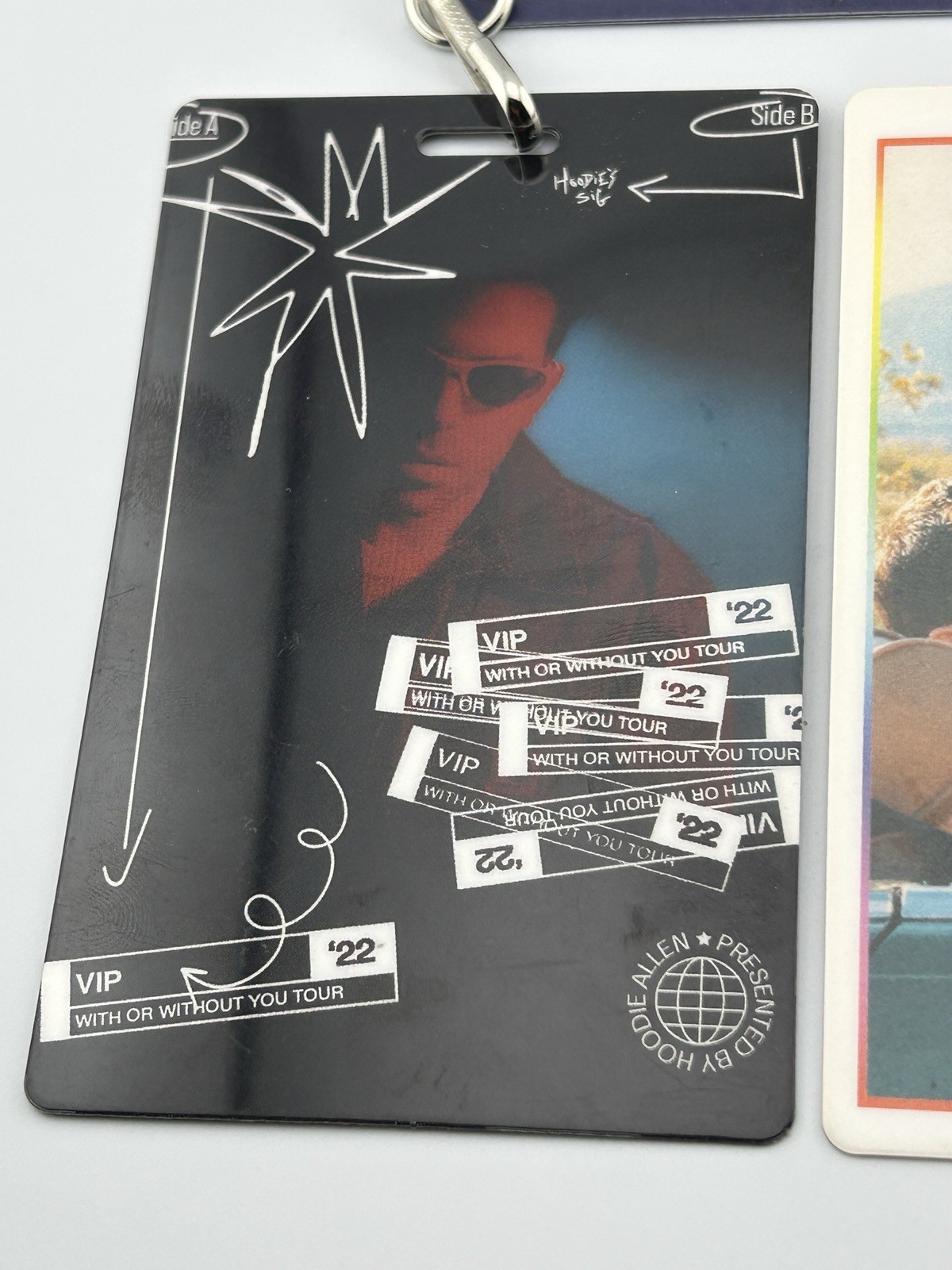 Lot of 5 VIP Laminates G-Eazy & Hoodie Allen Tour Passes 2015–2022 Signed Rap