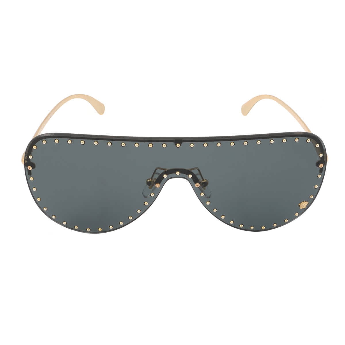 Versace Dark Gray Irregular Ladies Sunglasses VE2230B 100287 45 VE2230B 100287 thumbnail 2