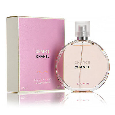 Chance Eau Vive by Chanel Women Perfume 3.4 oz / 100 ml Eau De Toilette ...