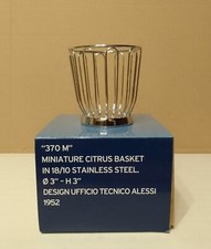 ✳️  Alessi MINIATURE 370 M Porta agrumi in Acciaio 18/10 U.T.A.