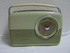 Originale 50er Bush Radio Portatile Bachelite Funzionamento a Batteria 50s 60s