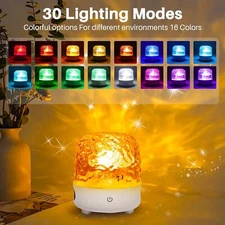 RGB Rechargeable Touch Desk Lamp RGB Small Atmosphere Lamp Creative Gift
