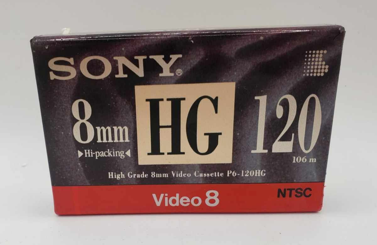 Buy Video8 Sony 8mm HG High Grade Video Cassette Tape - 120min 