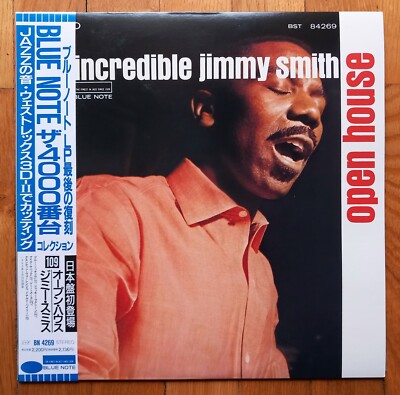 The Incredible Jimmy Smith - Open House (Blue Note BST 84269, 1991. Japan,NM/NM)