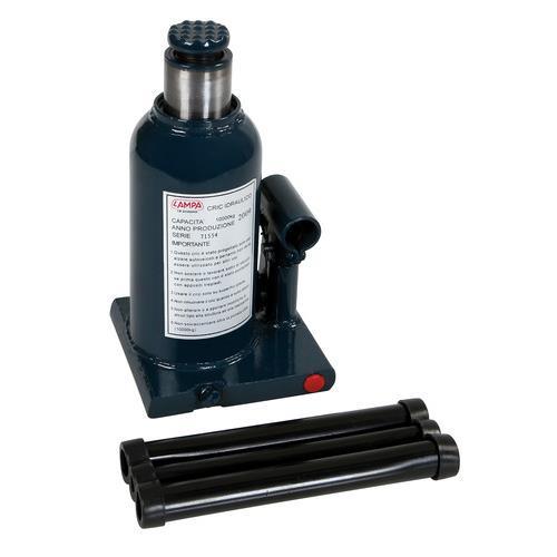 CRIC IDRAULICO A BOTTIGLIA 10000 KG 100 QT 10 T. SOLLEVAMENTO AUTO CAMION