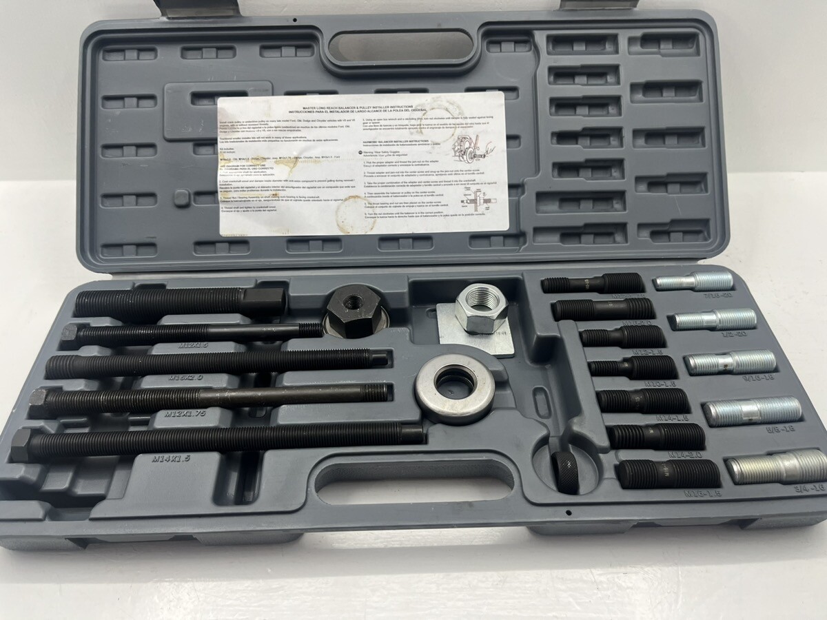 Matco Tools MBH500 Master Harmonic Balancer and Pulley Installer Kit eBay