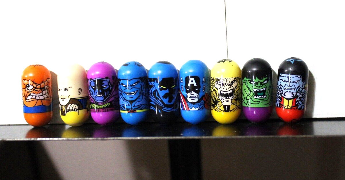 Marvel Mighty Beanz Mixed Lot of 9-- 2010 Avengers Fantastic Four Marvel Mighty Beanz Mixed Lot of 9-- 2010 Avengers Fantastic Four