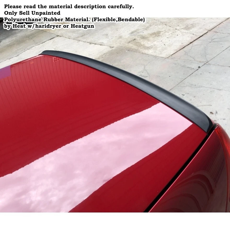 Flat Black 162S Rear Trunk Spoiler Wing Fits Mercedes Benz SLK R170 Convertible - Изображение 3 из 4