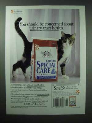 1992 Purina Cat Chow Special Care Formula Cat Food Ad