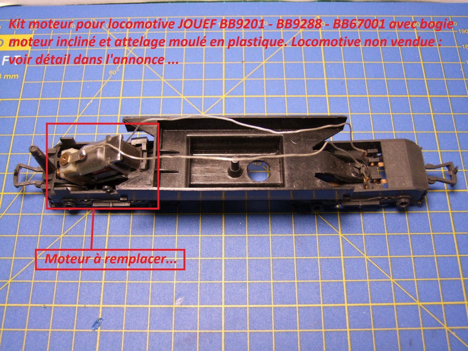 Locomotive diesel SNCF BB67001 HO 1/87 JOUEF - Modélisme
