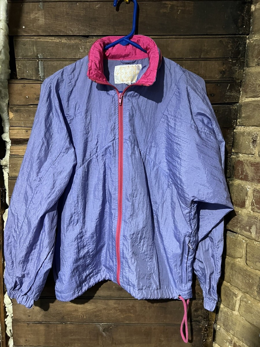 PORSHA Ski Windbreaker Jacket Pastel Purple 90s Fashion Oliver