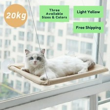 Cat Hammock Bed   Window Mounted Hanging Perch for Indoor Cats - 55 x 35 cm