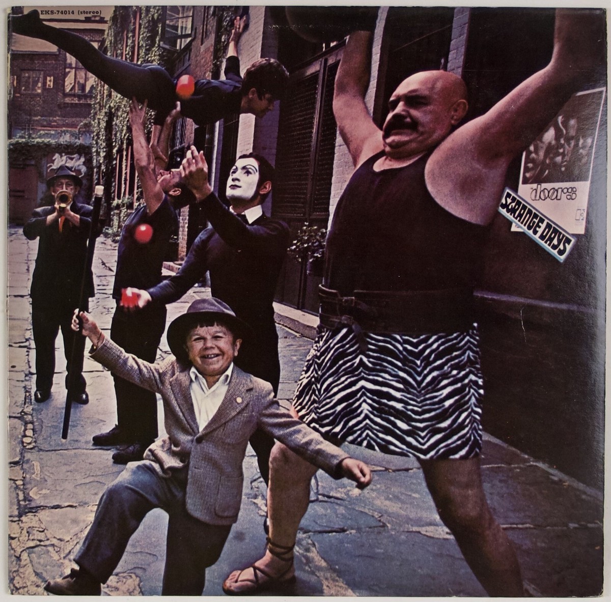 THE DOORS: Strange Days US Elektra 80s Press LP Rock Psych Vinyl