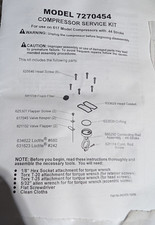 Thomas Compressor Pump Rebuild Kit SK61732  617CA32 629 607 FAST SHIP! !96