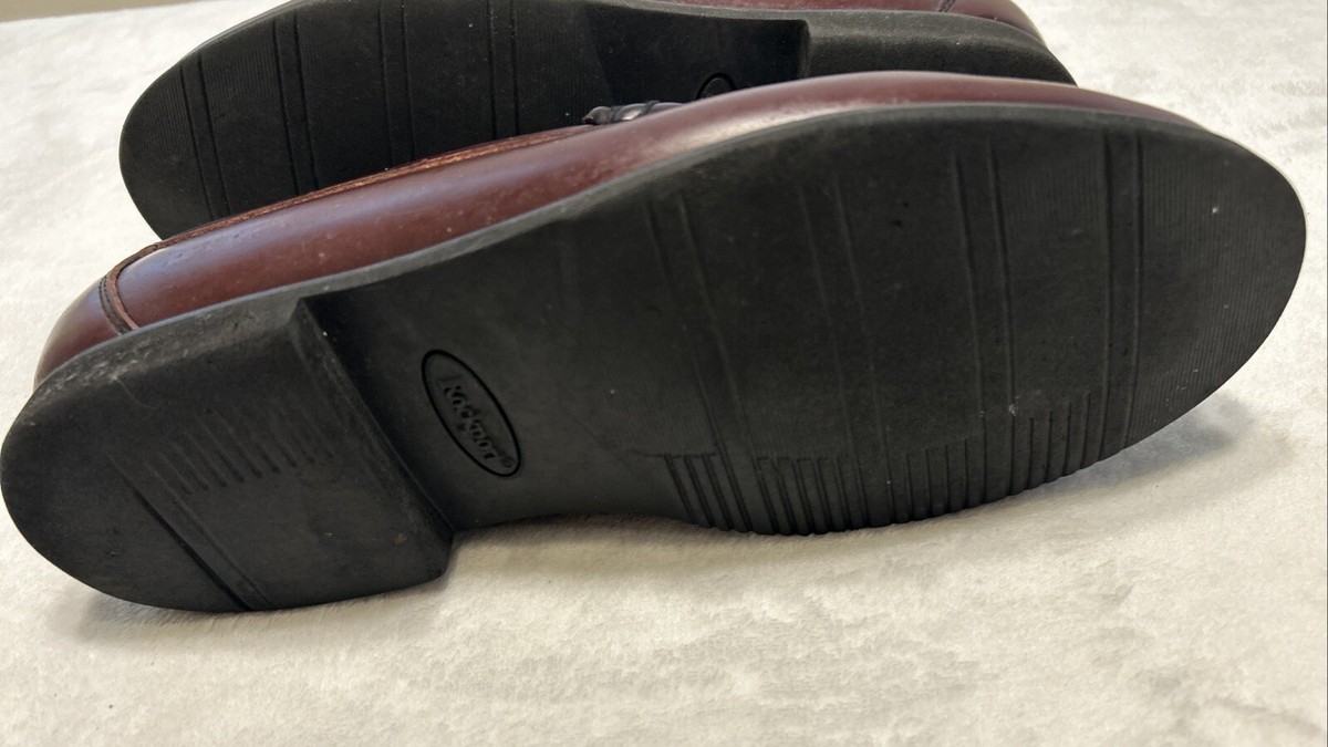ROCKPORT DresSport M2887 Burgundy Mens Leather Penny Loafers  display picture 1