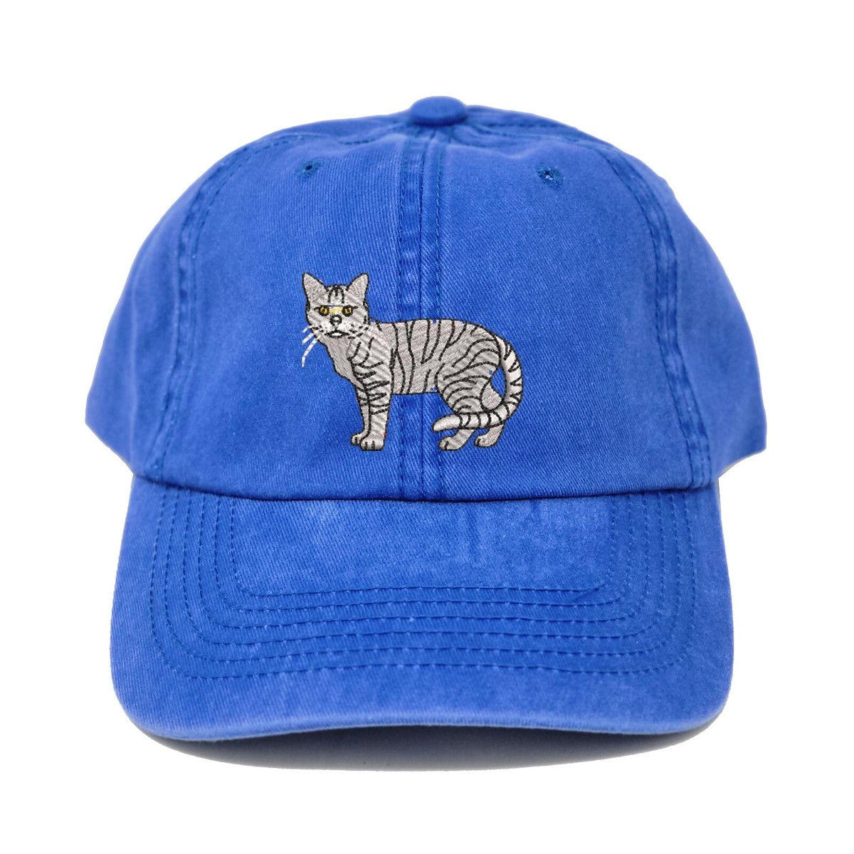 American Tabby cat embroidered dad hat, Tabby cat  display picture 1
