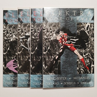Elektra: Root of Evil #1-4 (1 2 3 4) (1995) Chichester COMPLETE Series Set VF/NM