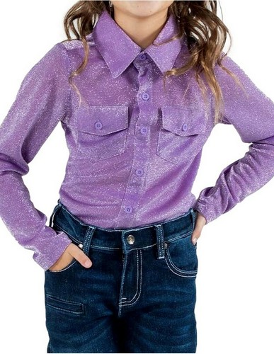 Cowgirl Tuff Western Shirt Girls L/S 