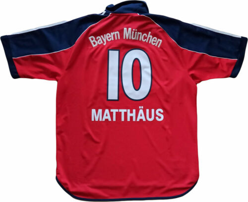maglia Bayern Monaco matthaus #10 FC Bayern Munich Home Shirt 1999 2000 opel XL - Foto 1 di 12