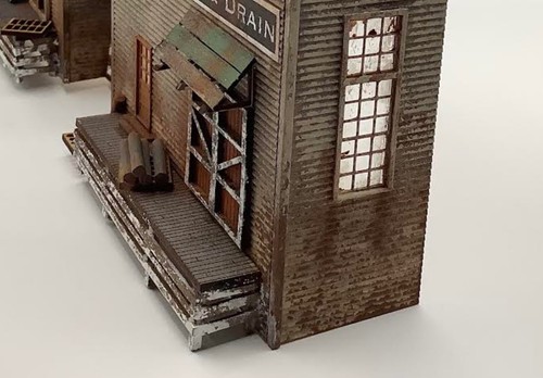 O Scale Lemuel’s Pipe & Drain Background Structure Kit Laser Cut - Picture 7 of 11