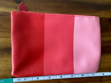 IPSY June 2018 Glam Bag Makeup or Toiletry Bag Pink Striped  NWOT 