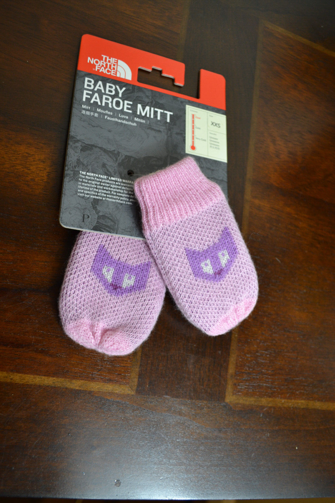 north face infant mittens