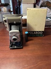 ANTIQUE POLAROID FOLDING HIGHLANDER LAND CAMERA MODEL 80B Untested
