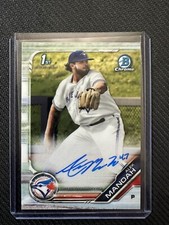 2019 Bowman Chrome Draft Alek Manoah 1st Auto Blue Jays On Card Auto #CDA-AM