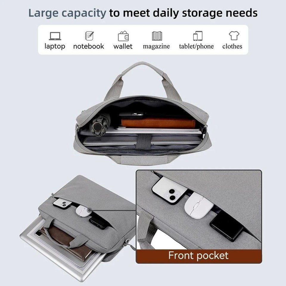 Travel Laptop Sleeve Bag 14 15.6 Inch Computer Handbag for Macbook