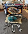 VTG 1990 HASBRO GI JOE LOCUST VEHICLE w/ BOX & BLUE PRINTS NM-
