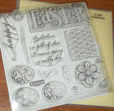 CTMH D1259 EASTERTIME  ~ is full of cheer, it means spring is.., Decorative Eggs