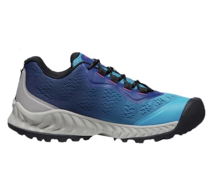 Scarpe da trekking veloci NXIS da donna taglia 5 M nuove Keen 1027201 blu fiordo ombre