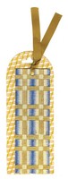 From The Block Shop Studio: Desert Plaid Bookmark NEU