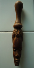 African  Art  Wood  Carved  Figure  Tool  Tamper