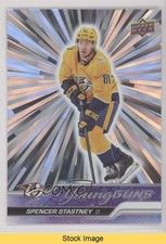 2023 Upper Deck Series 1 Young Guns Outburst Silver Spencer Stastney READ 16uz