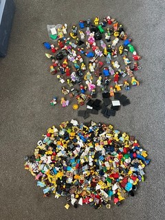 massive Lego series minifigures bundle and extras