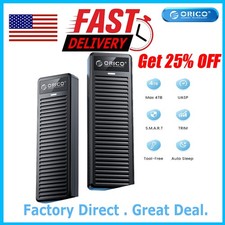 ORICO M.2 NVMe SSD Enclosure 10Gbps USB3.2 Gen 2 M2 SSD Box Support UASP UP 4TB