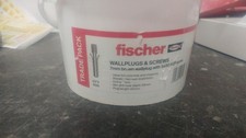fischer 7mm brown wall plug with 5 x 50mm screws
