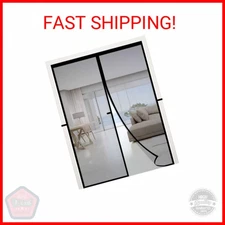 RELIANCER Fiberglass Magnetic Door Screen,Fit Door Size 34"x78",Auto Close Scree
