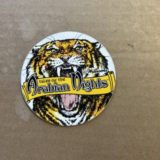 Tales Of The Arabian Knights Sticker Tiger Williams Pinball  Part Bp1-b