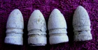 (4) EXCAVATED DROPPED CONFEDERATE GARDNER PATTERN BULLETS (SHILOH)