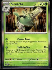 Sinistcha 022/167 Rare Twilight Masquerade Pokemon Holo Lightly Played