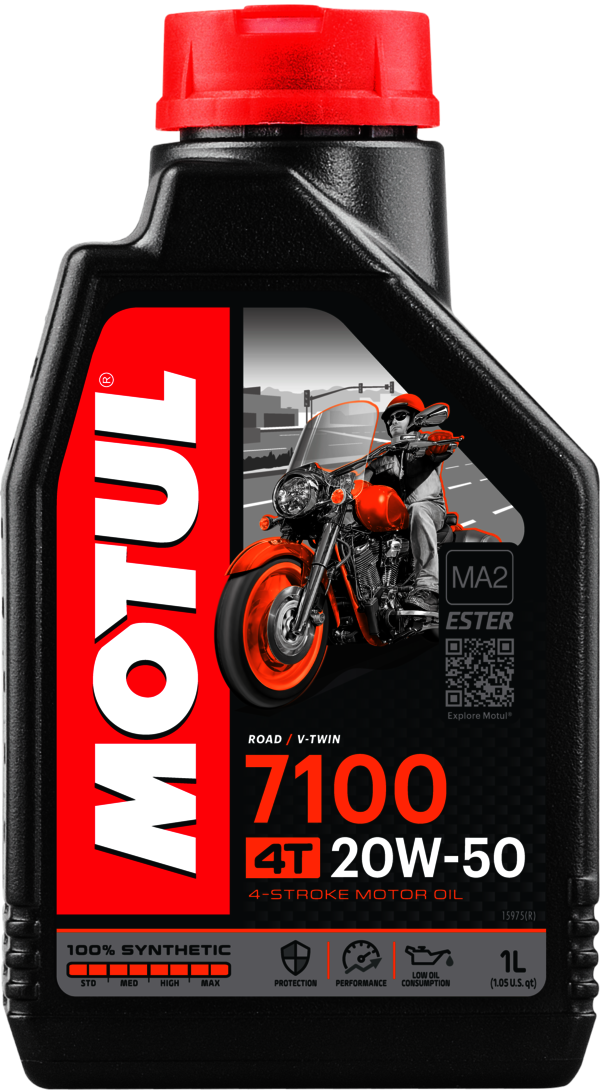 MOTUL Aceite lubricante 4T 7100 20W50 4T 1L 3374650247410| eBay
