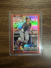 Tristin English 2026 Topps Series One Red Rookie #346 2/5. Arizona Diamondbacks