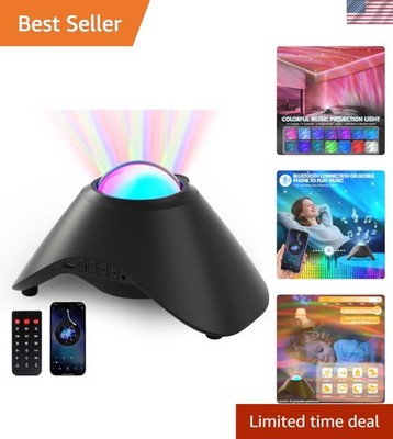 Galaxy Projector, Northern Aurora & Star Projector for Bedroom with Bluetooth...