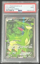PSA 9 Virizion 97/101 Noble Victories B&W Full Art Pokemon 2011 on eBay
